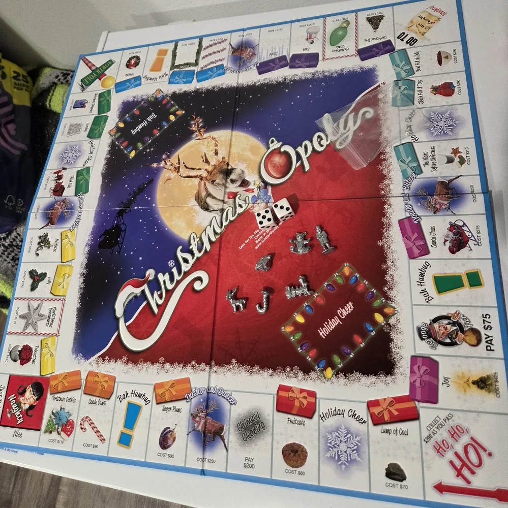 Christmas-Opoly Board Game